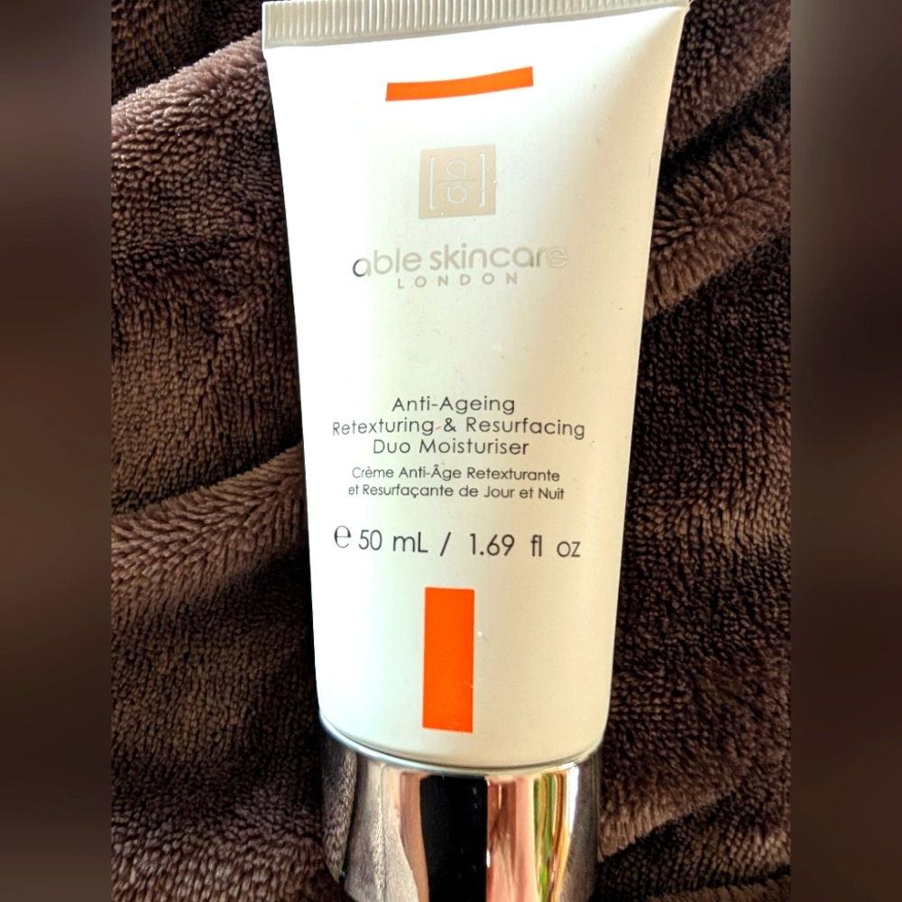 RARE Able Skincare Anti Aging Retexturing Resurfacing Duo Moisturizer Retail $92